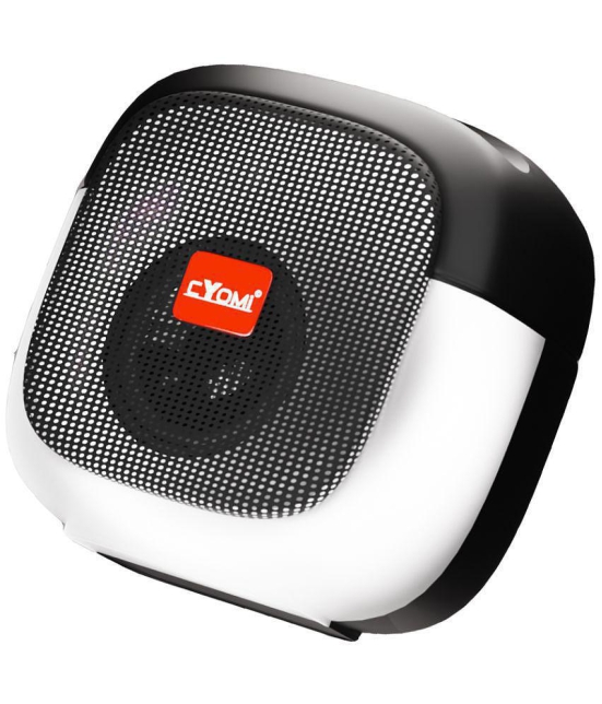 CYOMI Cy631 5 W Bluetooth Speaker Bluetooth v5.0 with SD card Slot Playback Time 4 hrs Black - Black