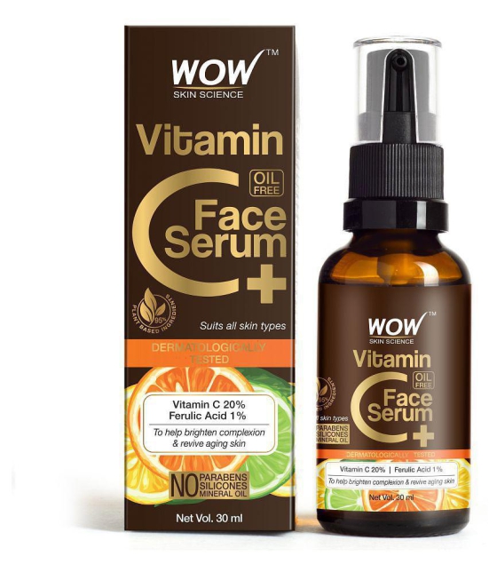 WOW Skin Science Vitamin C+ Face Serum - Brightening, Anti-Aging Skin Repair, Fine Lines, Wrinkles & Brown Spots - 30ml