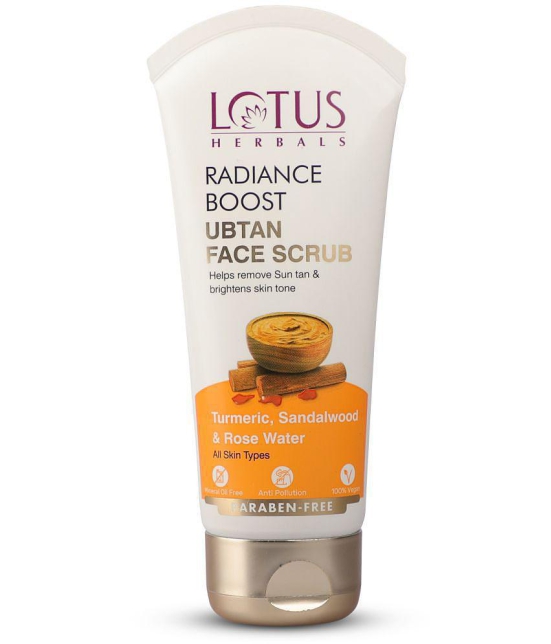 Lotus Herbals Radiance Boost Ubtan Face Scrub 100g