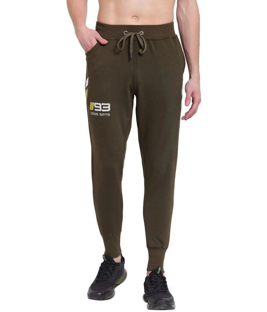 Uzarus - 100 Percent Cotton Green Mens Joggers ( Single Pack ) - None