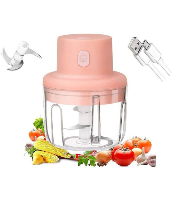 ASIAN - Chopper Multicolour Acrylic Electric Chopper 300 ml ( Pack of 1 ) - Multicolour