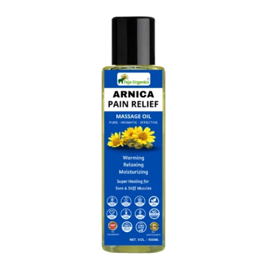 Teja Organics Arnica Pain Relief Massage Oil 100 ml