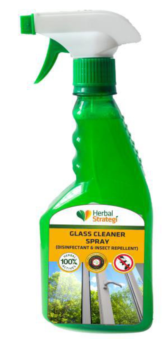 Herbal Glass cleaner,Disinfectant & Insect Repellent - 500 Ml