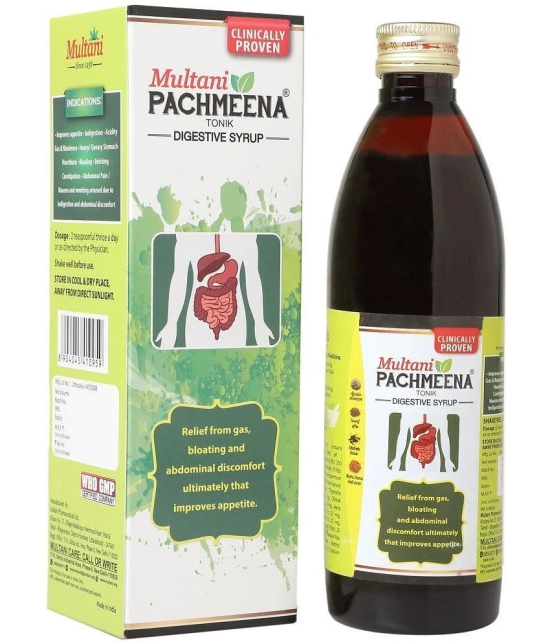 Multani Pachmeena Tonik | Relief From Gas, Bloating, | 100% Natural & Ayurvedic 300 ml (2 Pack)