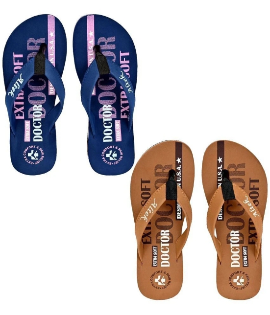 Altek Navy Blue Womens Flip Flop - None