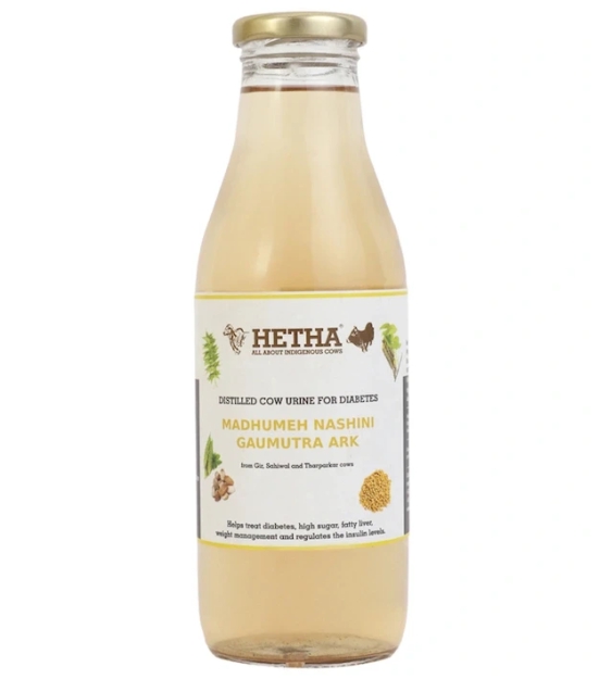 Gaumutra Ark for High Sugar/Diabetes Ayurvedic medicine (Size - 1000 ml) by HETHA ORGANICS LLP