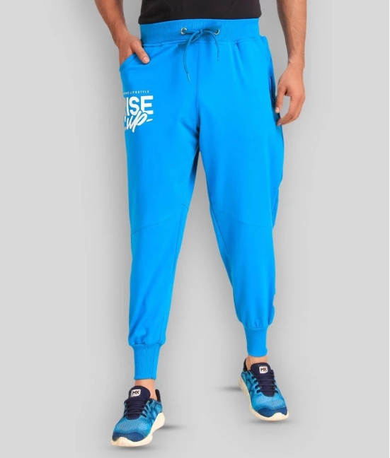 Uzarus - Blue Cotton Mens Trackpants ( Pack of 1 ) - M