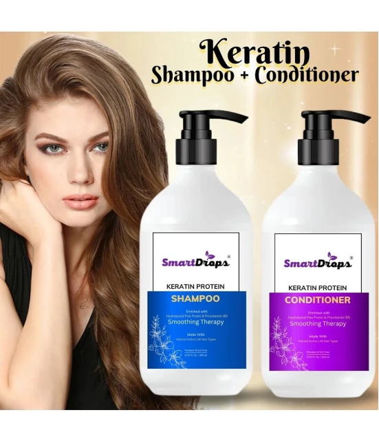 Keratin Protein Conditioner Shampoo For Shinier Hair Nourishes Dry Hair,Hair Moisturising,Dandruff Control Hair Growth Anti-Hair Fall Shiny Hair Men And Women