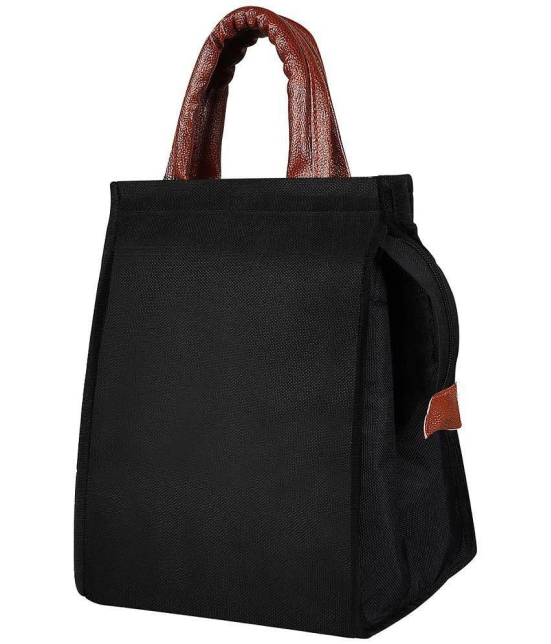 GEEO Black Lunch Bags ( 1 Pc ) - Black