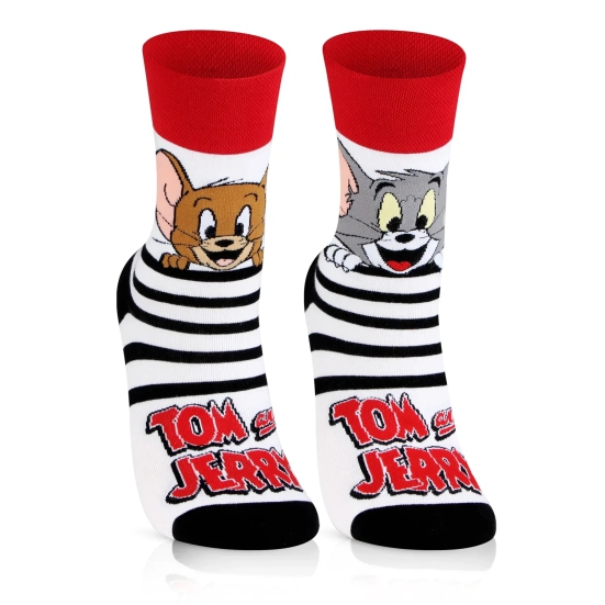 Tom & Jerry Crew length Unisex Cotton Socks