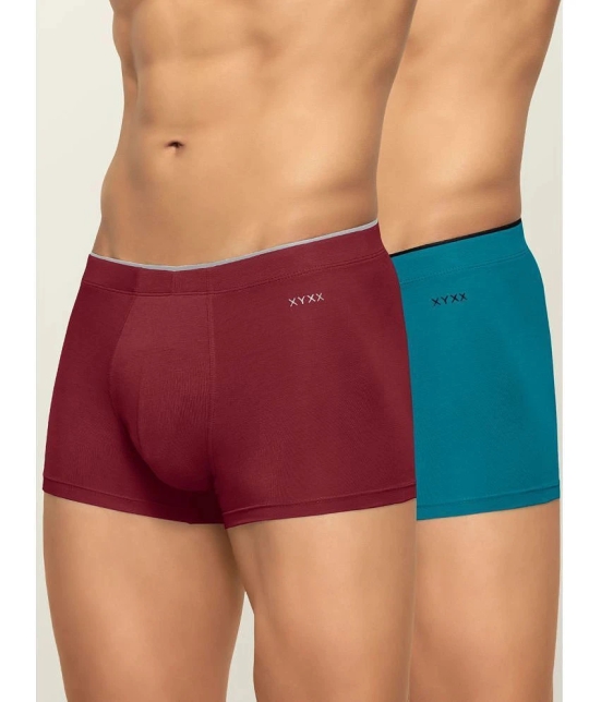 XYXX - Multicolor Modal Mens Trunks ( Pack of 2 ) - XL