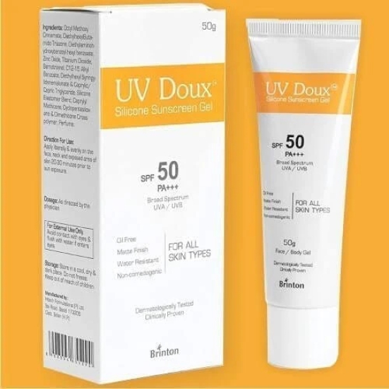 UV Doux Silicone Sunscreen Gel SPF 50 PA+++ 50gm