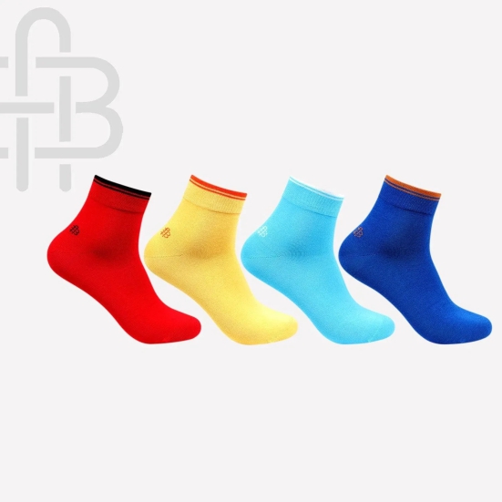 Men Fashion Socks ( Neon Colored ) - Pack of 4