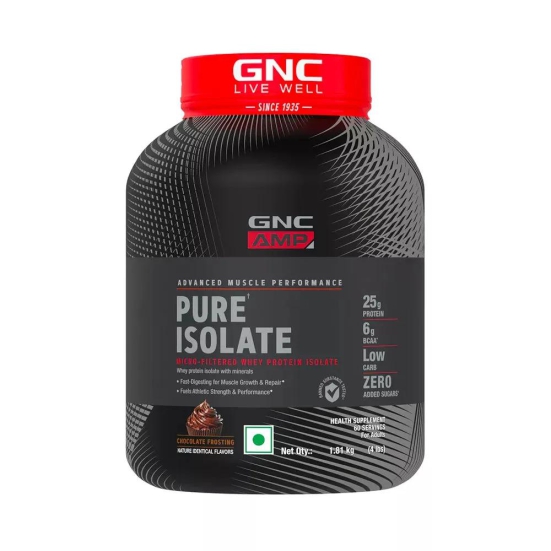 GNC AMP Pure Isolate Powder-4.0  Kg / Chocolate Frosting