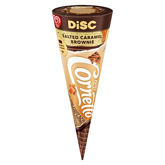 Kw Cornetto Salted Caramel Brownie 16x110ml