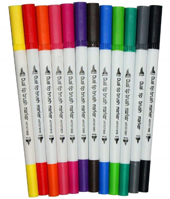 Rangwell 12pc dual Marker Pens