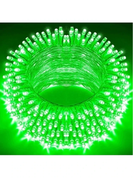 MIRADH Green 10 Mtr String Light ( Pack of 1 ) - Green