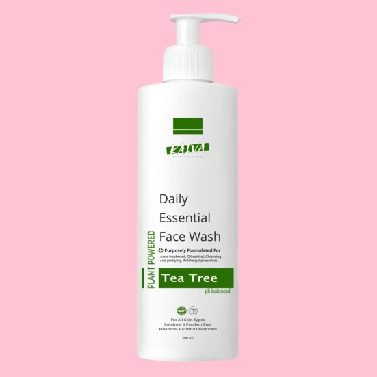 Tea Tree Face wash | Anti Aging, Clear Pores on Oily, Dry & Sensitive Skin with Organic & Natural Ingredients - 200 ml