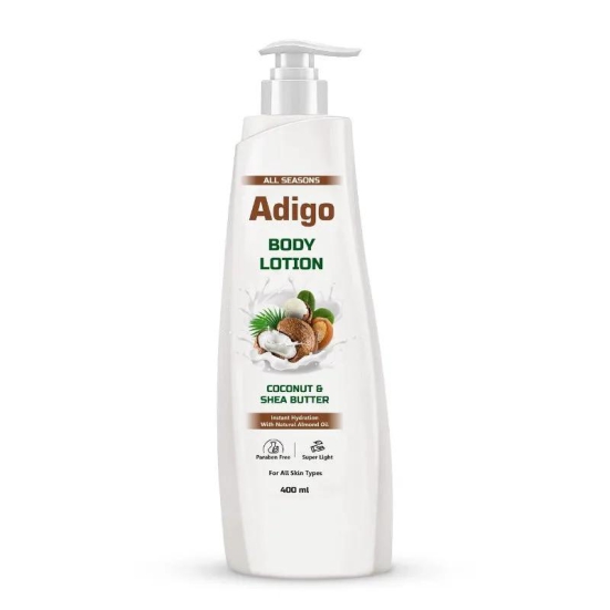 Adigo Body Lotion Coconut & Shea Butter For All Skin Type 400ml