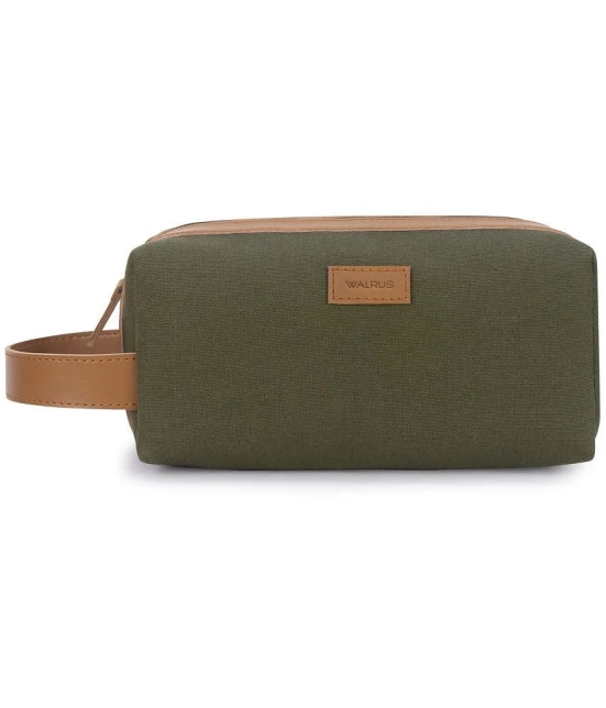 Walrus Green Toiletry Bag - Green