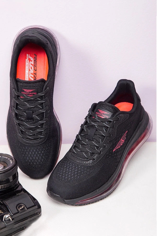 RedTape Women's Black Walking Shoes