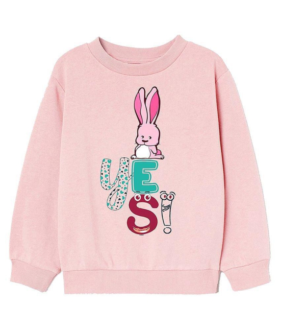 Naughty Ninos Girls Pink Printed Sweatshirts - None