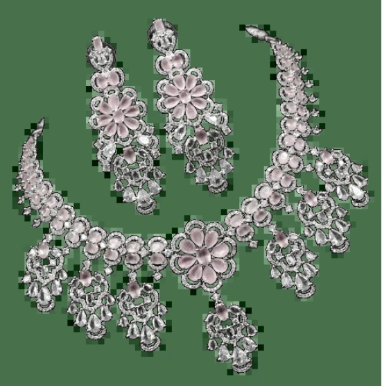 Stunning Cubic Zirconia Bridal Jewelry Set in Silver