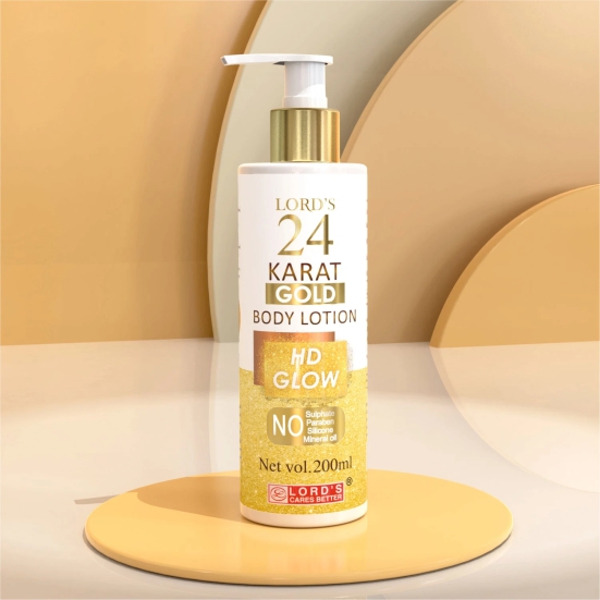 24 k gold  body lotion (200 ml)