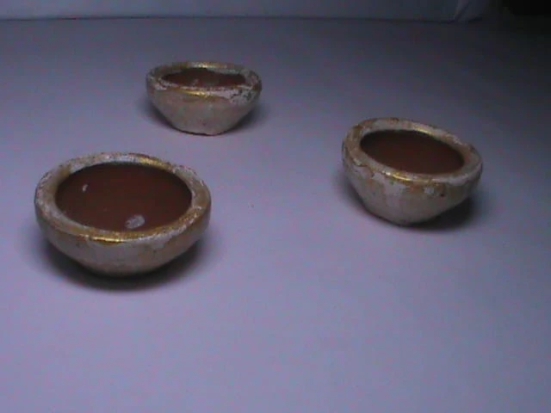 Set of 3 Mini Clay Bowls