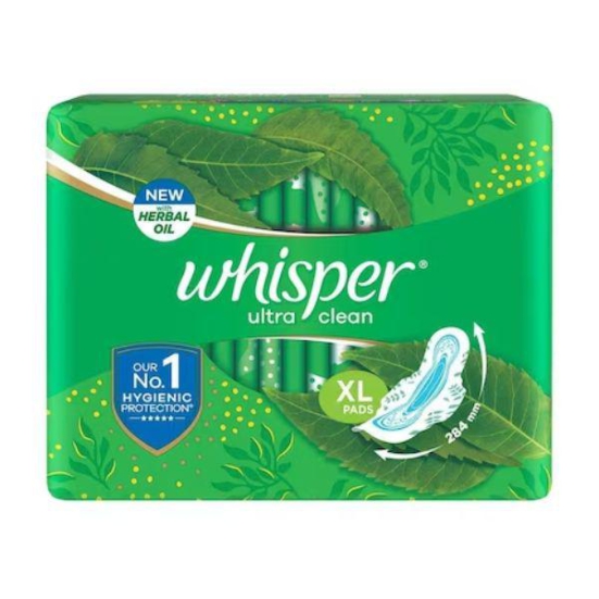 Whisper Ultra Clean Sanitary Pads XL Plus 28 Pcs Plus Free 2 Pcs