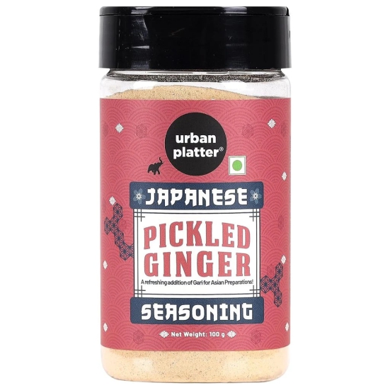 Urban Platter Japanese Pickled Ginger Seasoning, 100g (Sushi | Use to Flavor Mayo | No MSG | Asian Seasoning)