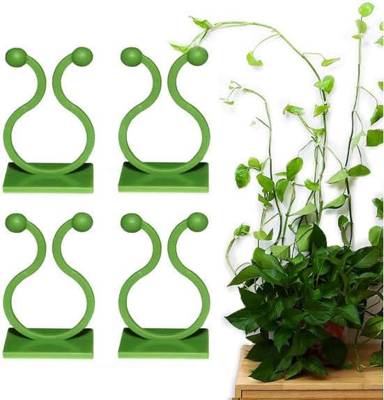 Tree Clip Plant Wall Climbing Fixing Clips - Reusable Self-Adhesive Garden Support Clips (30 PCS)