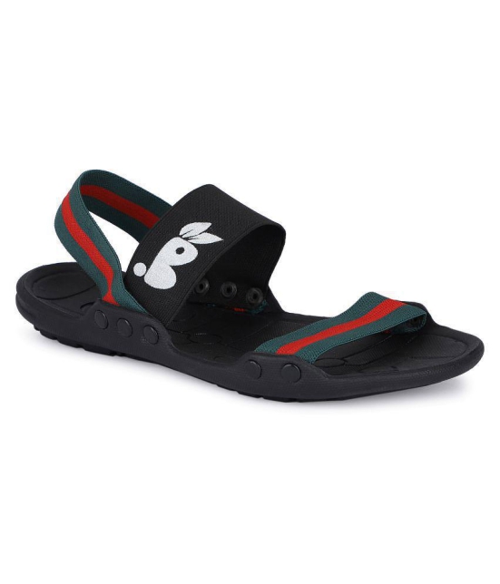 Buxton - Black  Men's Floater Sandals - None