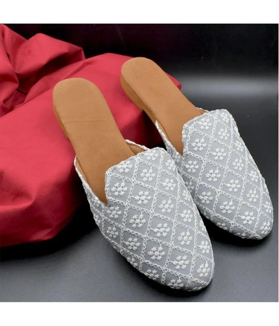 Anjaneya Creations - Gray Womens Mules - None