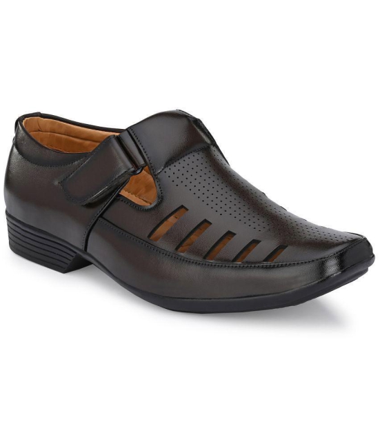 Shoevik - Brown Men's Sandals - None