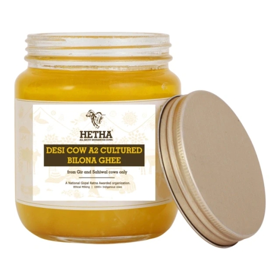 Desi Cow A2 cultured Bilona Ghee / A2 Ghee (Size - 5000ml) by HETHA ORGANICS LLP