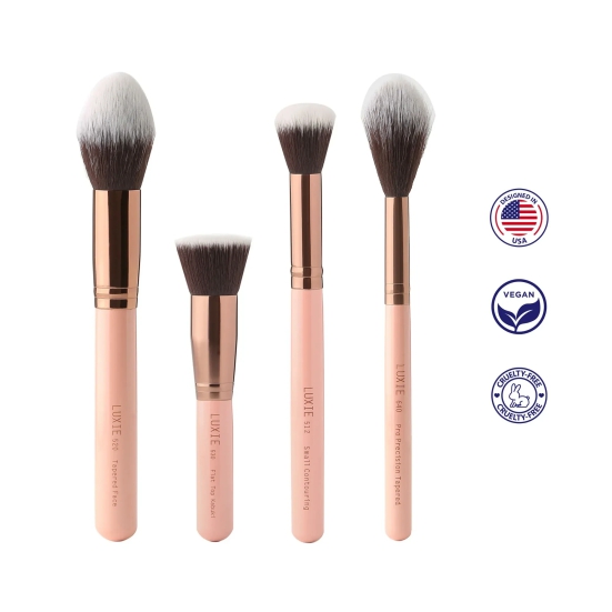 Luxie Powder Contour Set - Rose Gold