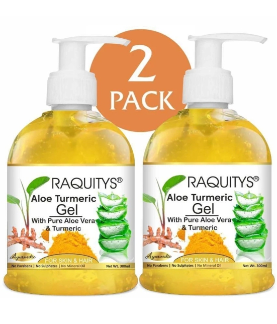 RAQUITYS Aloe Vera Turmeric Gel For Face and Skin 600ML