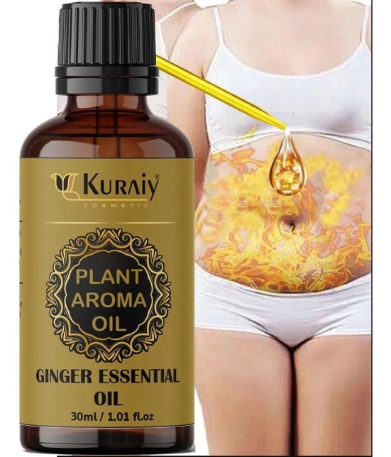 KURAIY Harbal Tummy Ginger Oil, For Belly Drainage Ginger Oil.