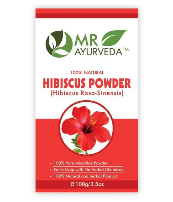 MR Ayurveda Hibiscus (Gudhal Powder) Hair Scalp Treatment 100 g