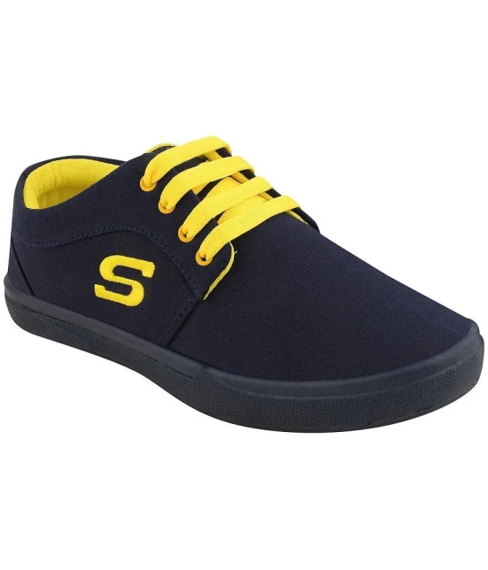 Stanfield CANVAS MEN SHOES - Blue Mens Sneakers - None