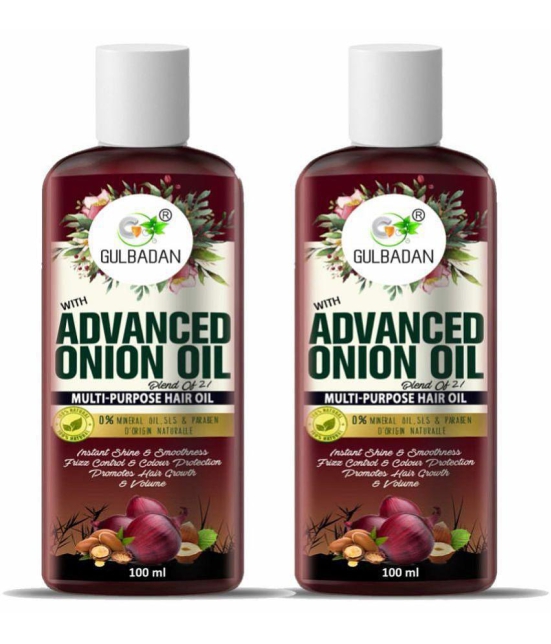 GULBADAN Advanced Onion Hair Oil 100 mL Pack of 2