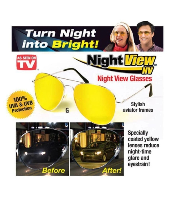 Stylish Night View Goggles Bright Vision (Day & Night) - Pack of 1 - Freesize