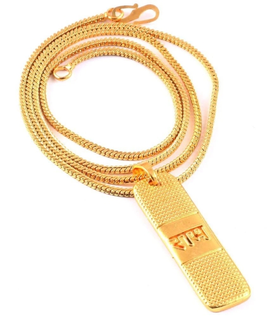 Jewar Mandi Golden Pendant ( Pack of 1 ) - Golden