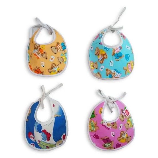 Cotton Assorted Printed Bibs Cloth - 1004 M Combo P2