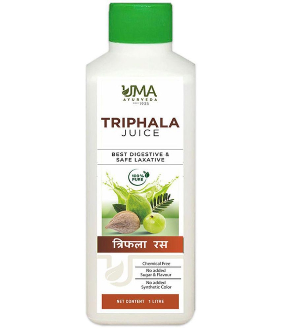 Uma Ayurveda Triphala 1000 ml Useful in Digestive Health General Wellness, Immunity, Pain Relief