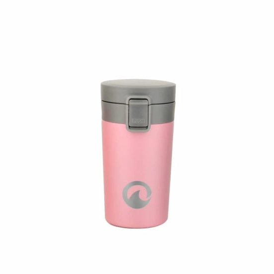 OBOUTEILLE OCafe Soothing Pink Coffee Mug Stainless Steel Vacuum Insulated 300 ml Leak Proof Travel Cup Tumbler for School/Home/Kitchen/Office/Work/Gym/Exercise/Yoga/Camping/Boys/Girls/Kids/Adults