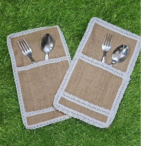 JFL  Jute Cutlery Set