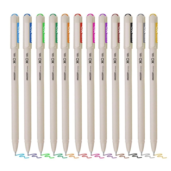 Hauser XO Gel Pens, 12-Pack