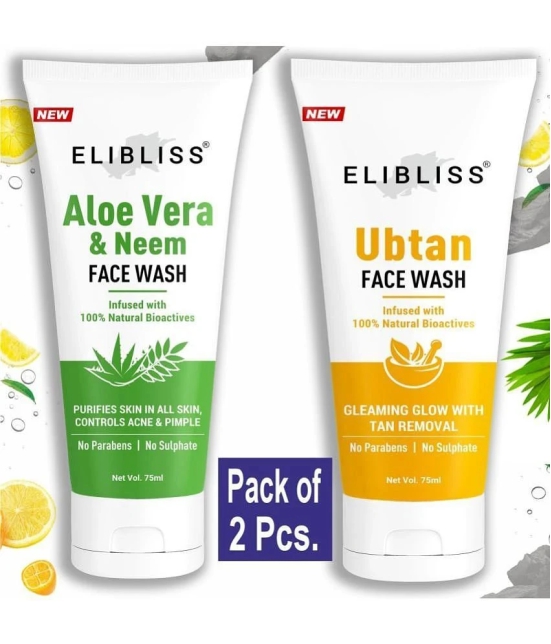 Elibliss - Refreshing Face Wash For All Skin Type ( Pack of 2 )